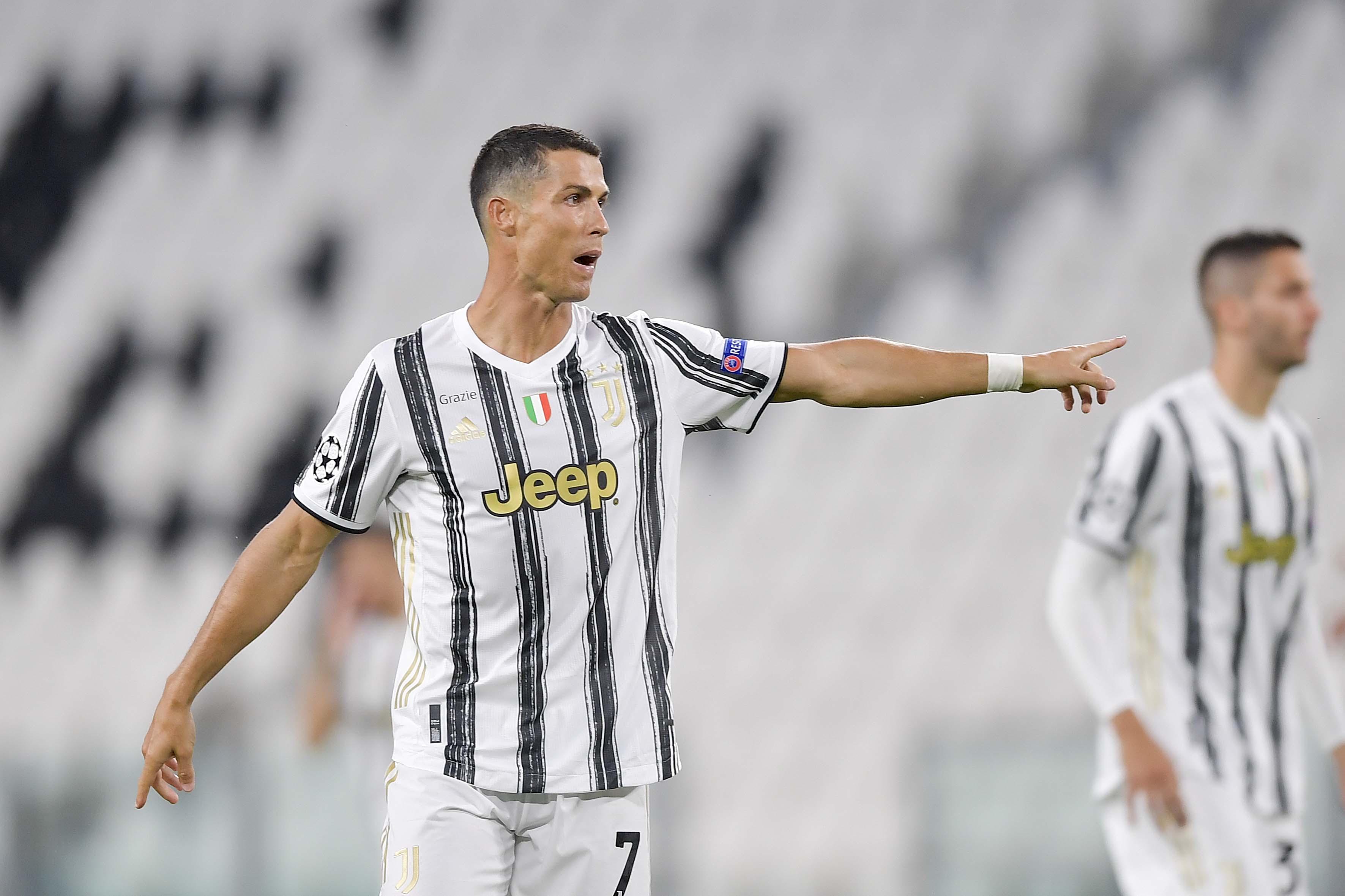 Cristiano Ronaldo in azione con la Juve