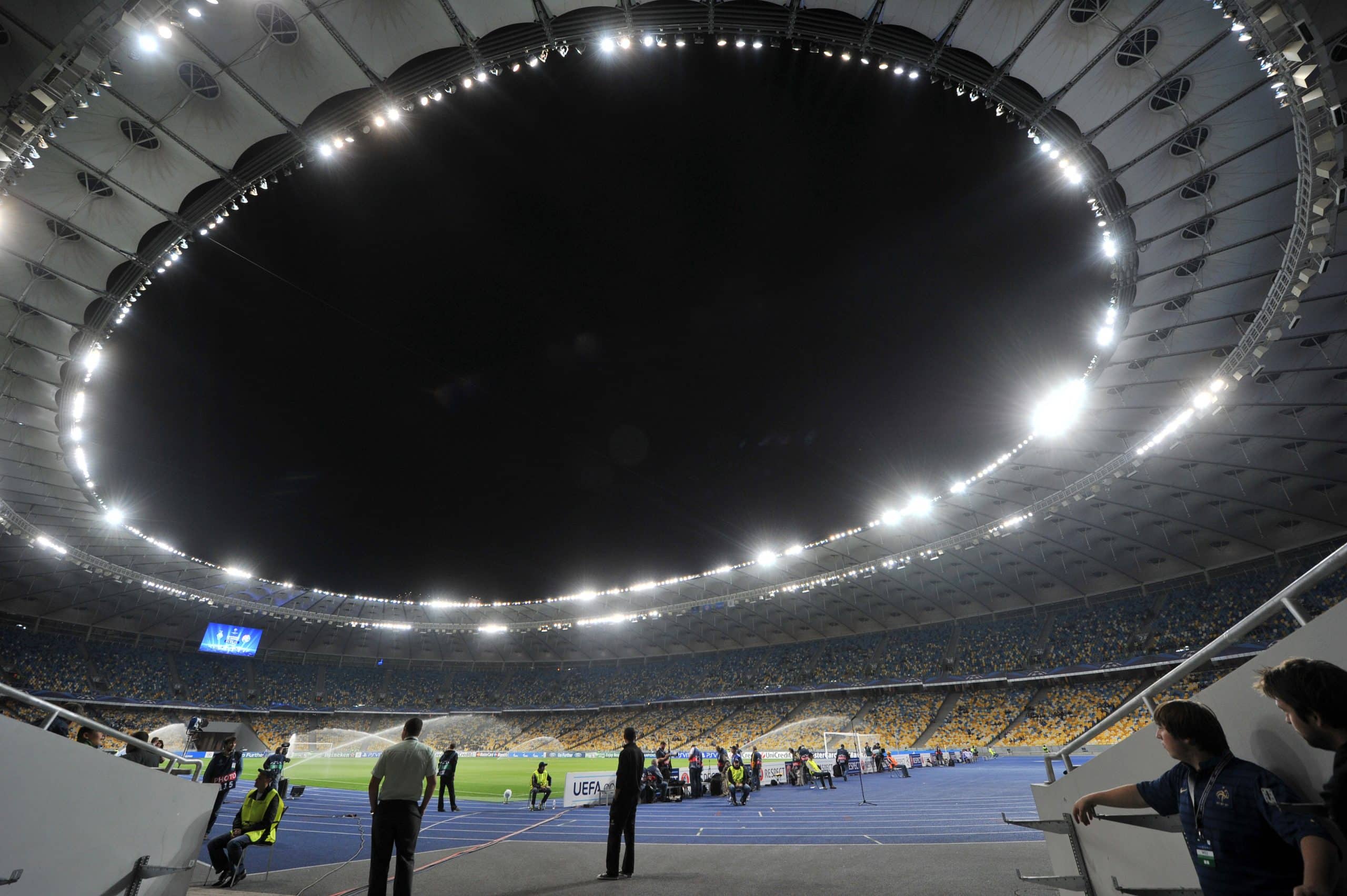 Lo Stadio Olimpico di Kiev