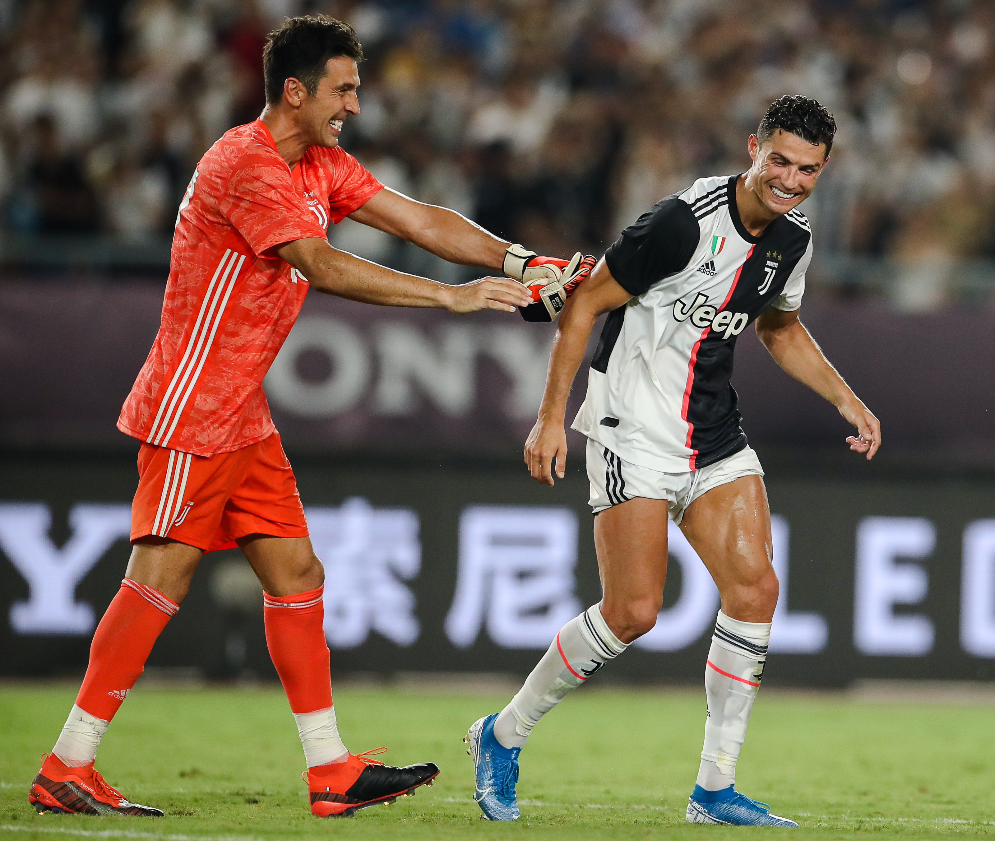 Buffon e Ronaldo