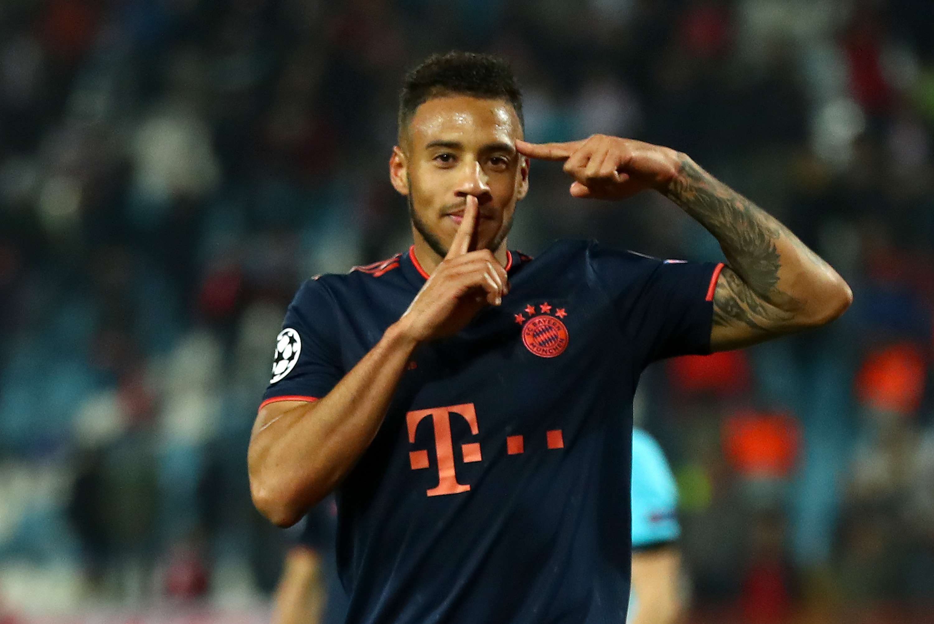 Corentin Tolisso con la maglia del Bayern Monaco