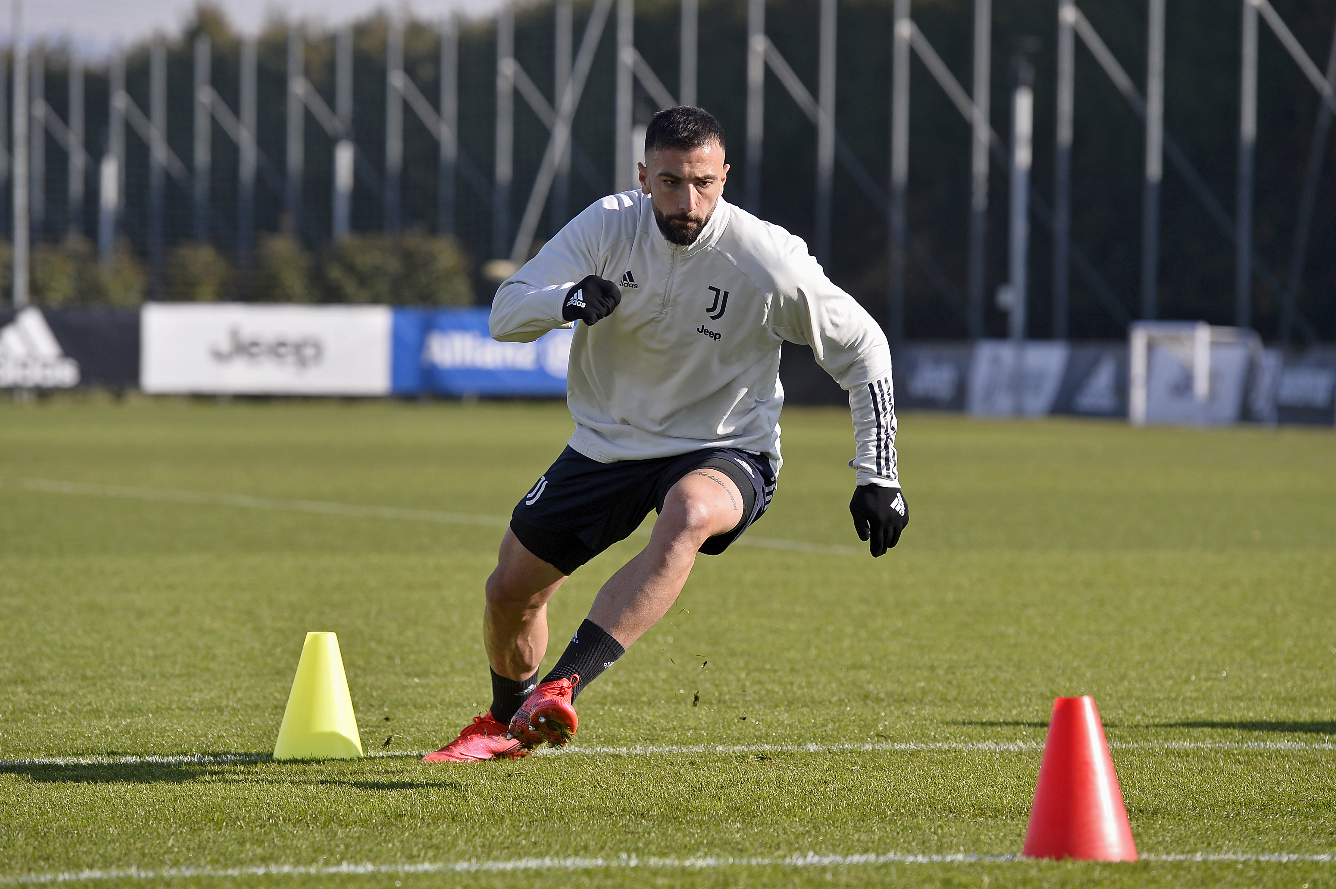 Raffaele Alcibiade durante una sessione di allenamento