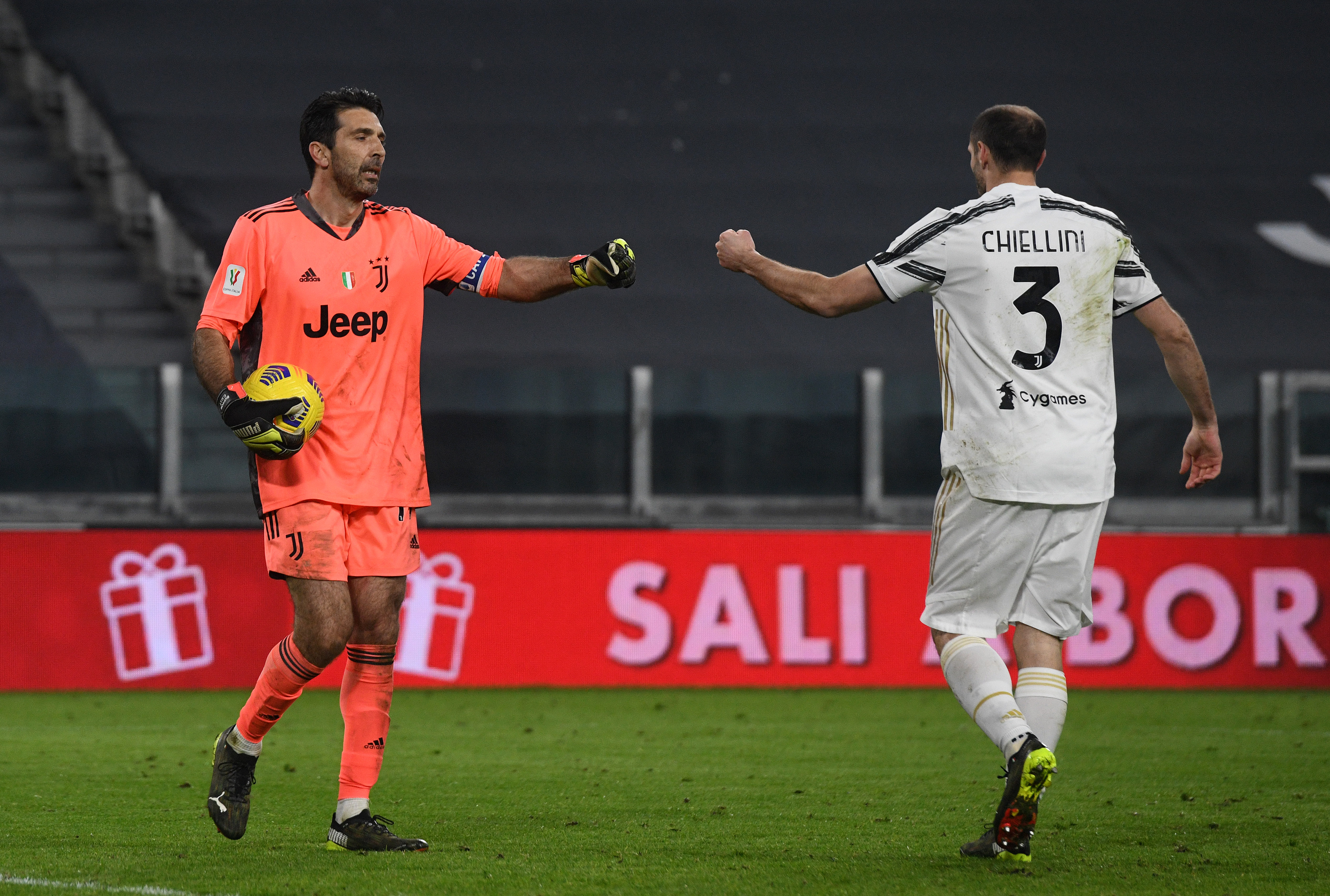 Gianluigi Buffon e Giorgio Chiellini