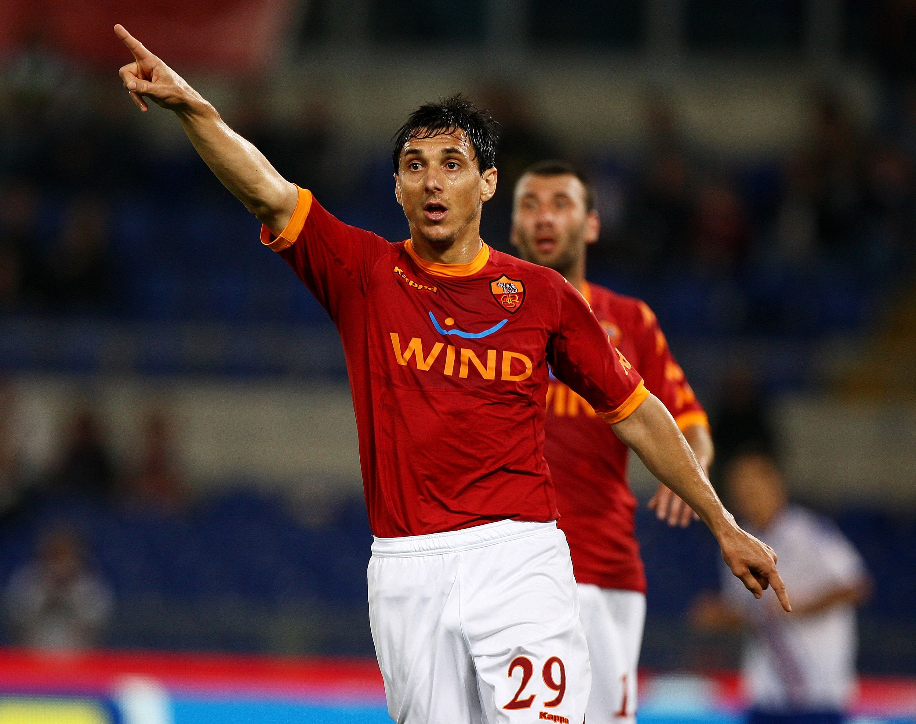 Nicolas Burdisso con la maglia della Roma