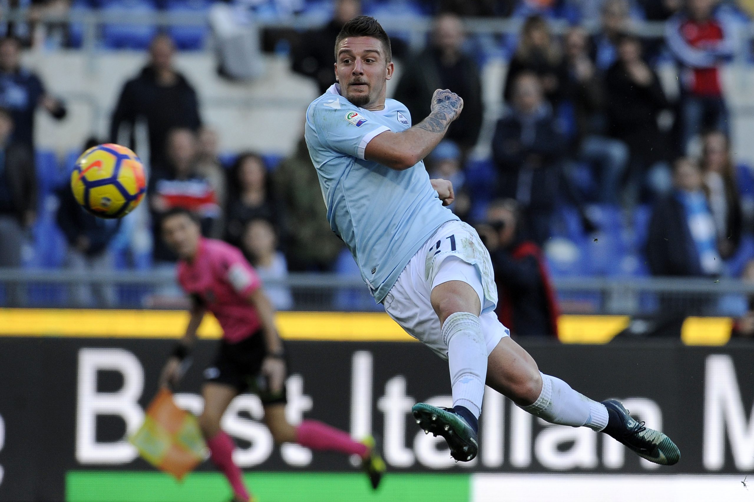 Milinkovic-Savic, centrocampista della Lazio.