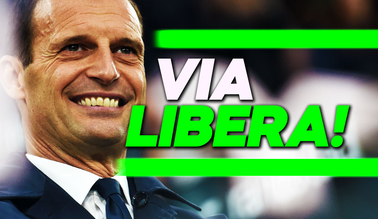 Calciomercato Juventus, via libera per il primo colpo per Allegri.