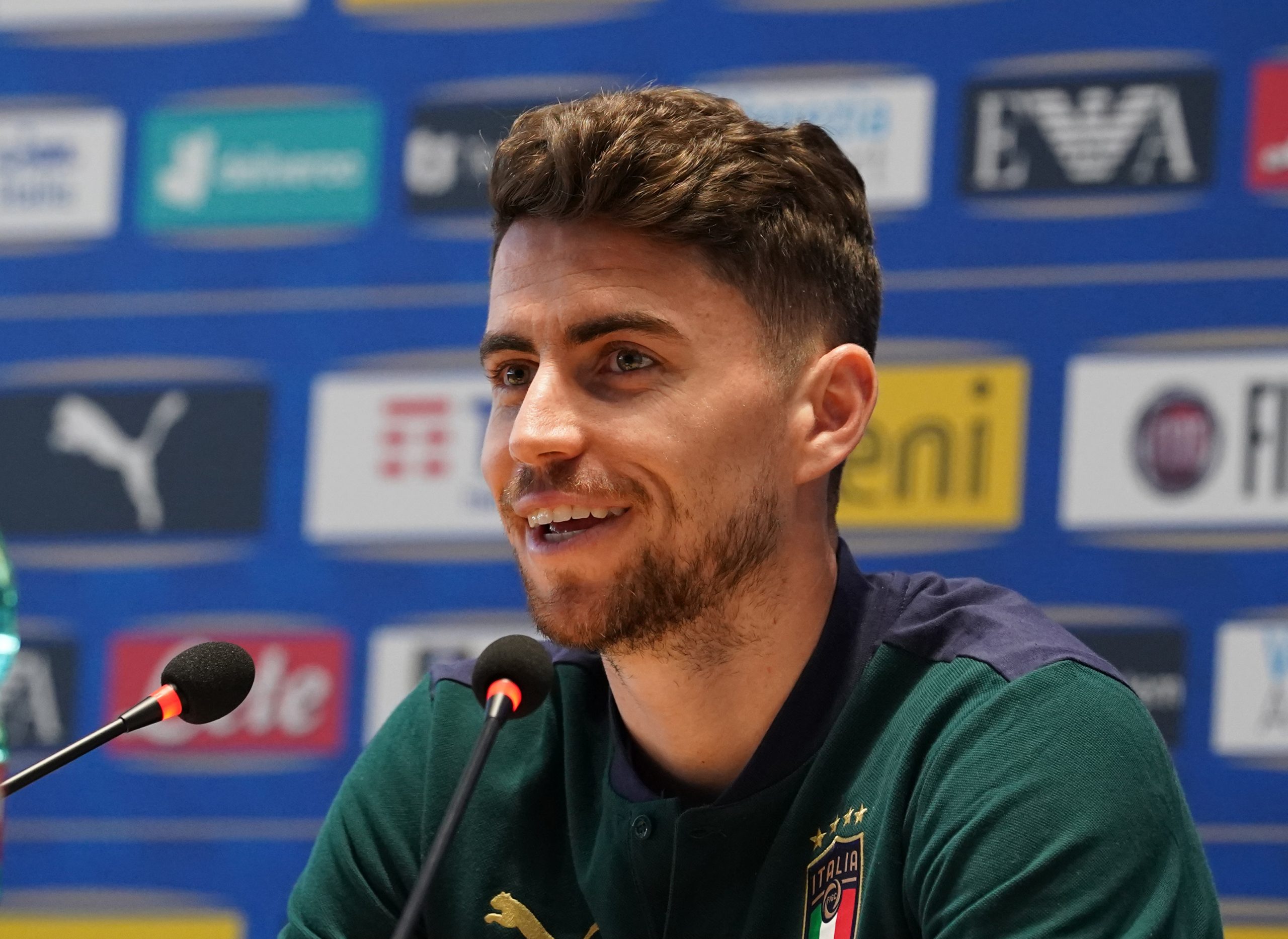 Jorginho in conferenza stampa