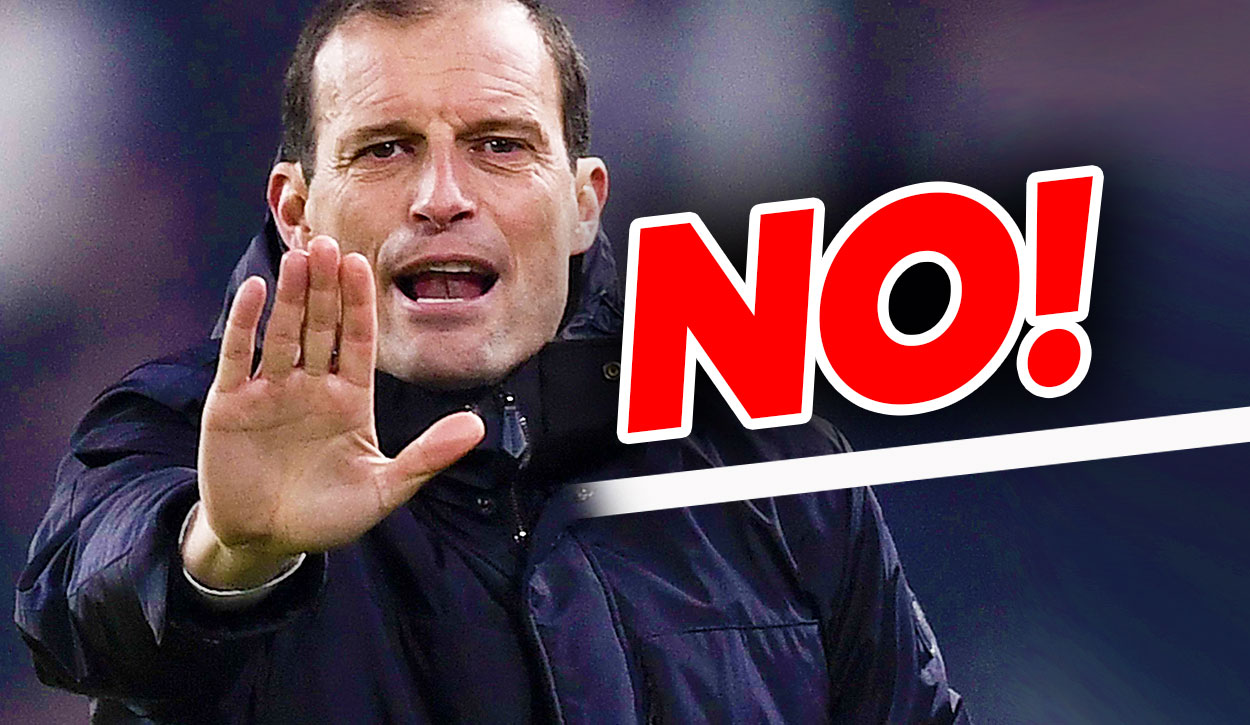 News Juve, Allegri dice no ad un grosso affare di mercato.