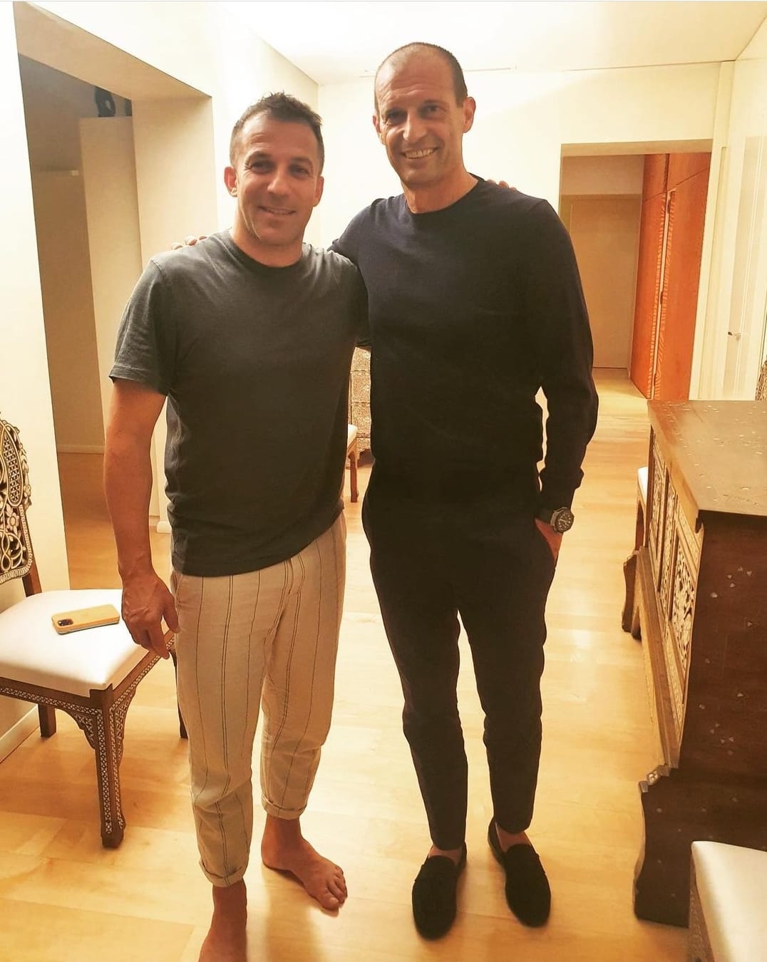 Allegri e Del Piero