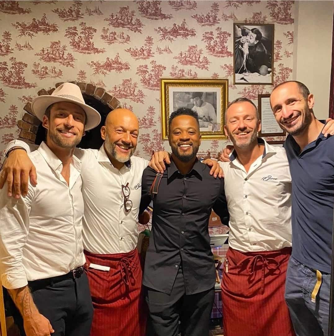 Marchisio, Evra e Chiellini a cena insieme