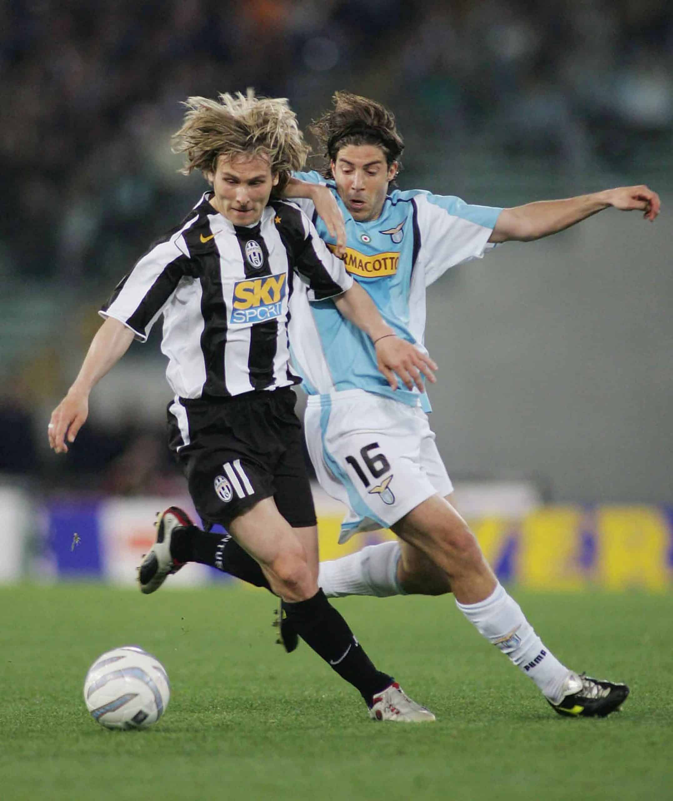 Pavel Nedved e Giuliano Giannichedda