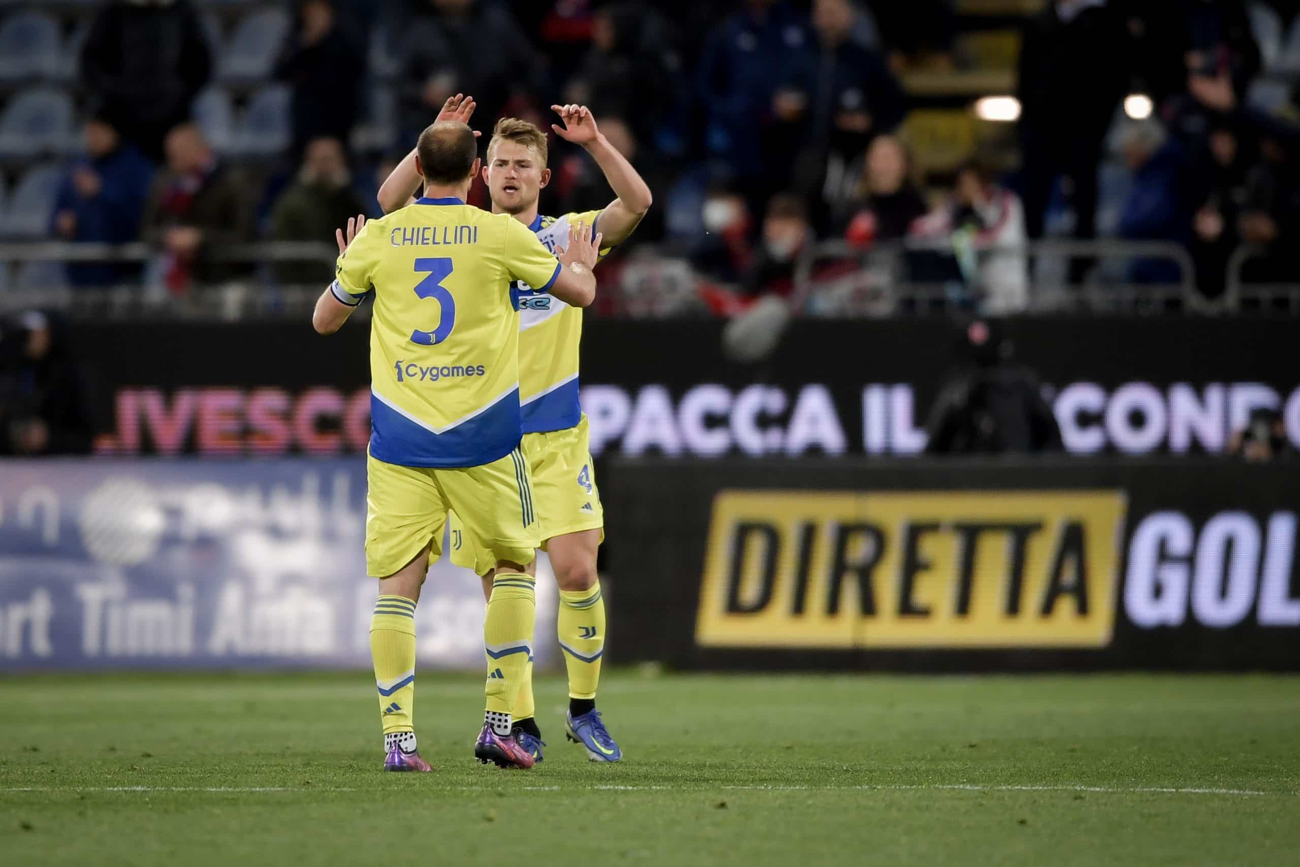 Matthijs de Ligt e Giorgio Chiellini