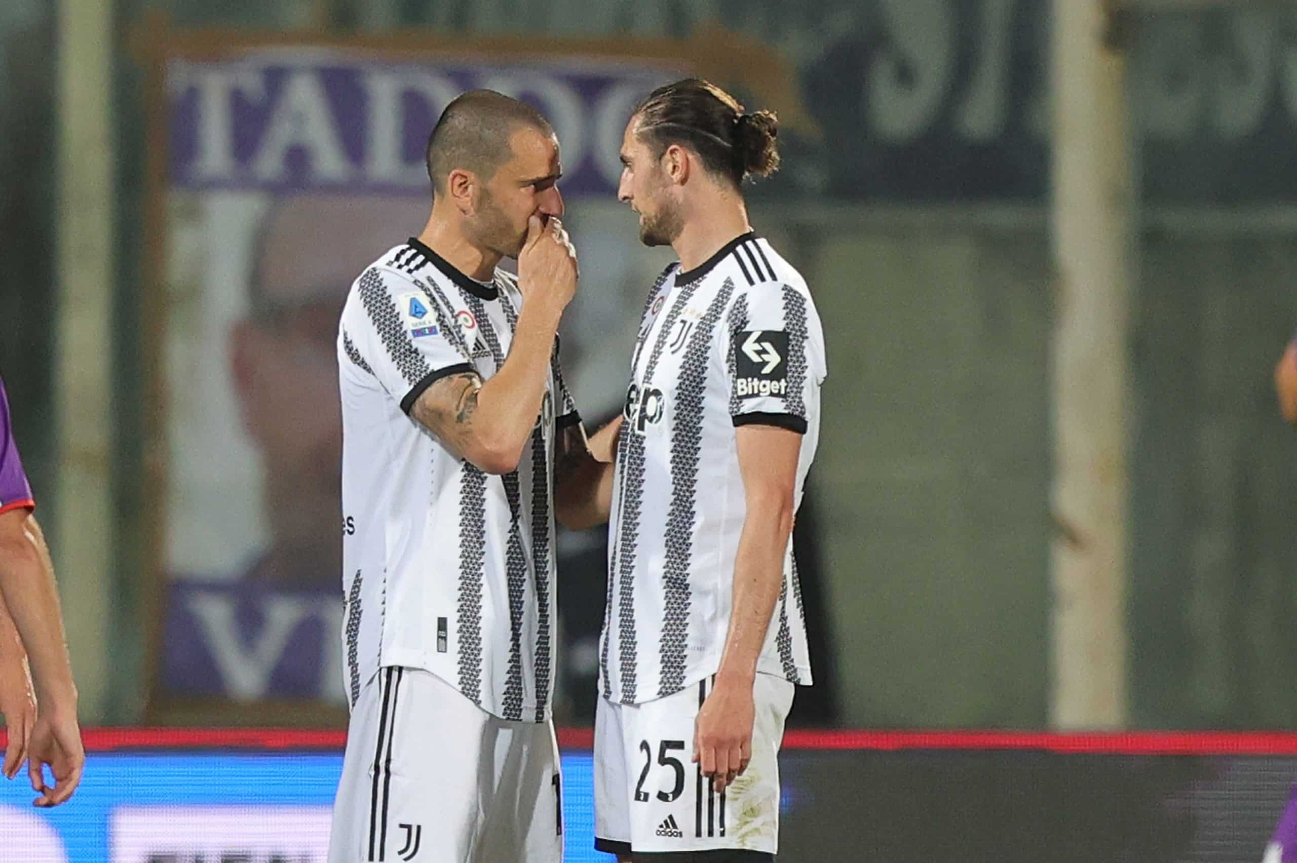 Leonardo Bonucci e Adrien Rabiot