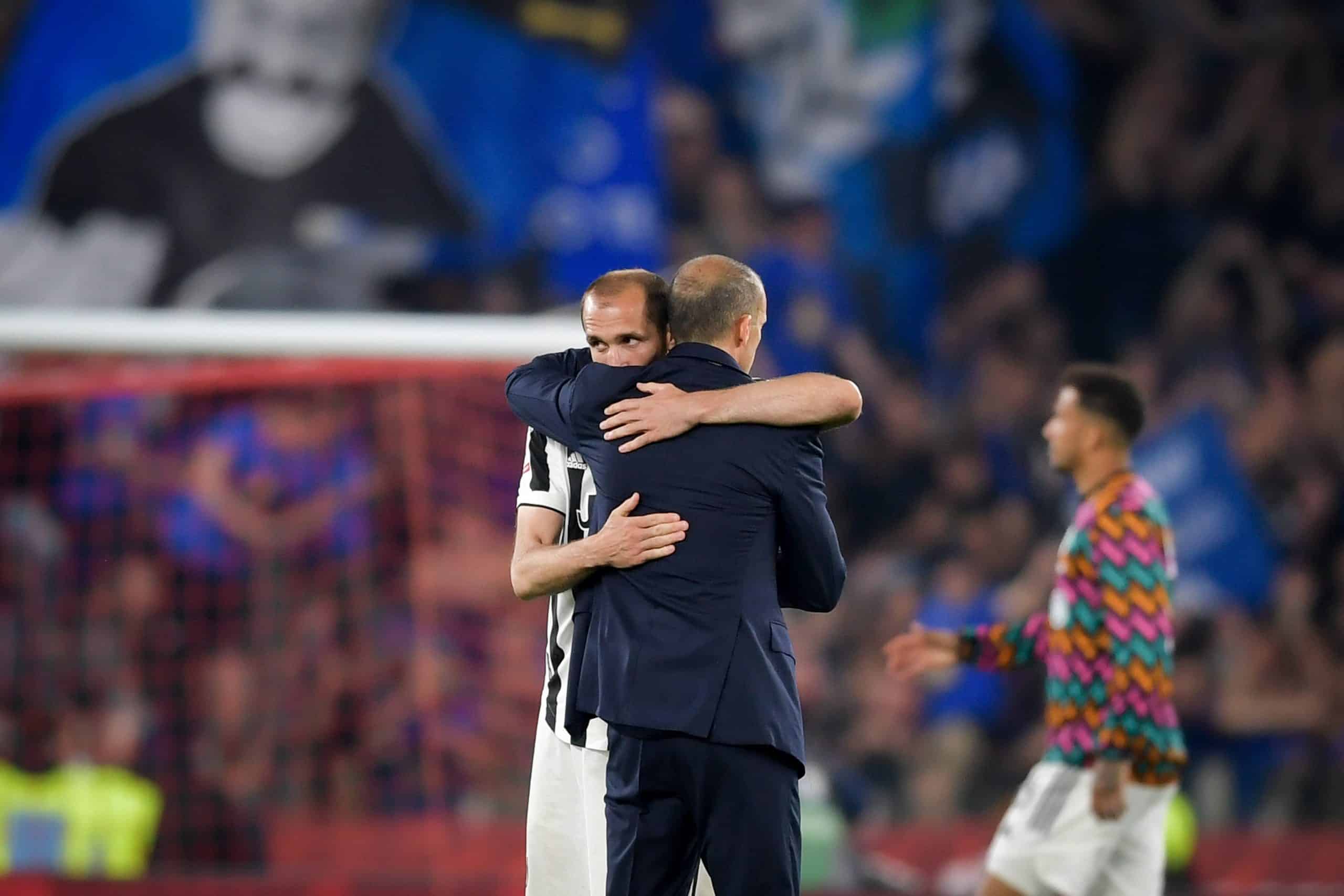 Massimiliano Allegri e Giorgio Chiellini