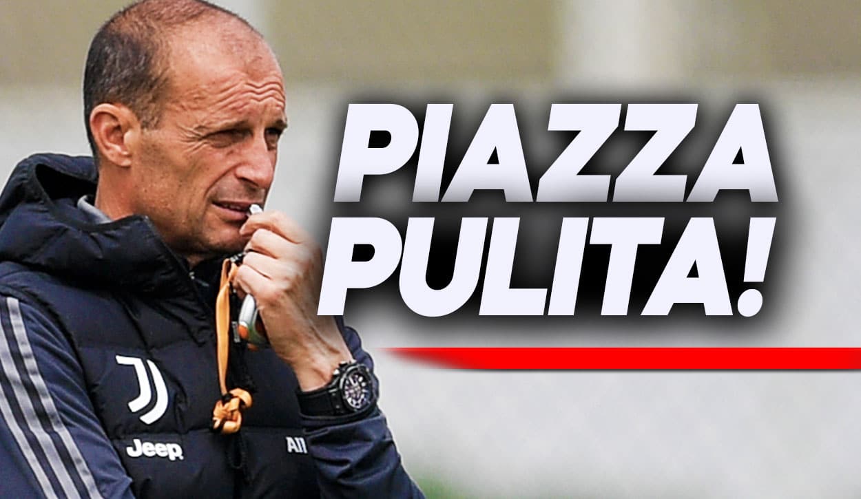 Mercato Juve - Allegri pronto a fare piazza pulita.