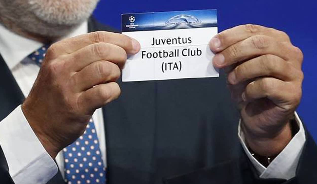 Sorteggi Champions Juventus