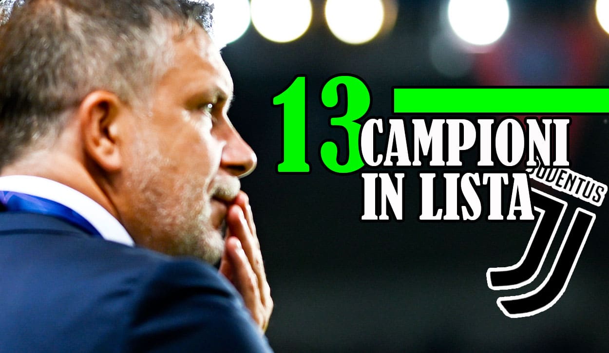 Lista 13 campioni per il centrocampo bianconero