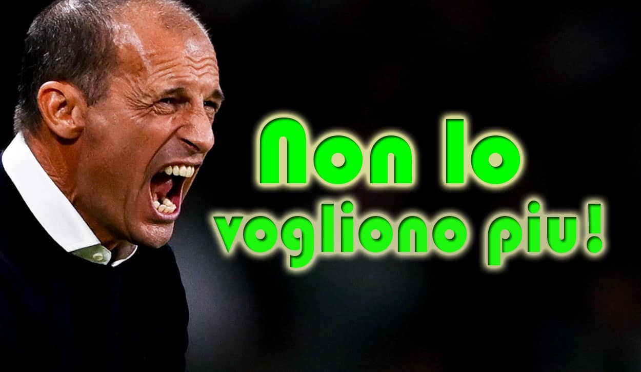 Alcuni calciatori non vorrebbero più Allegri