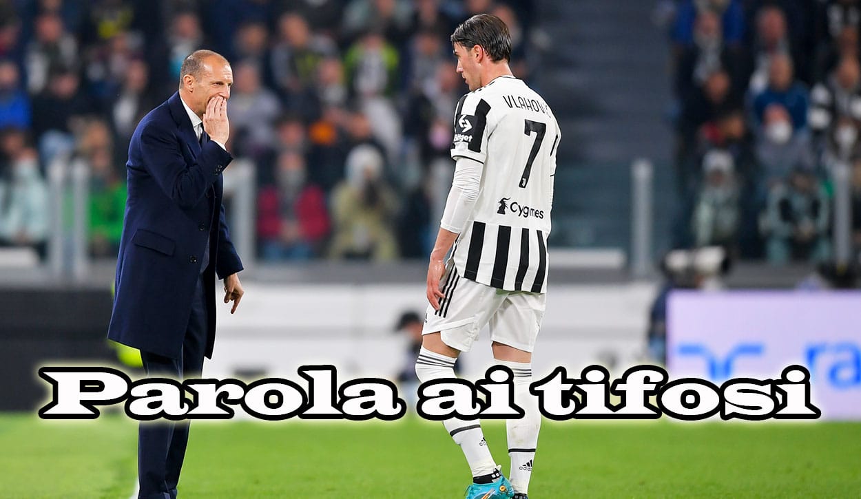 Tifosi critici su Vlahovic e Allegri