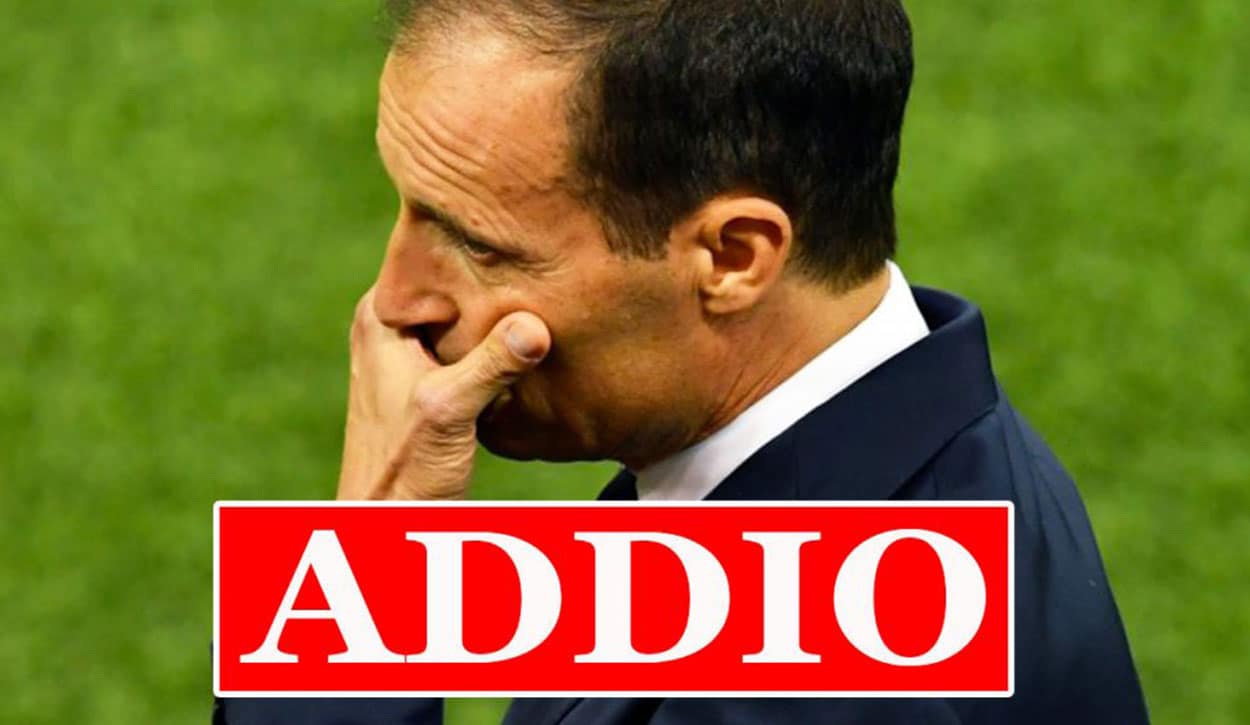 Annuncio pesantissimo dimissioni Allegri