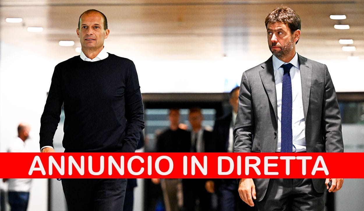 Annuncio pesante su Allegri e Agnelli