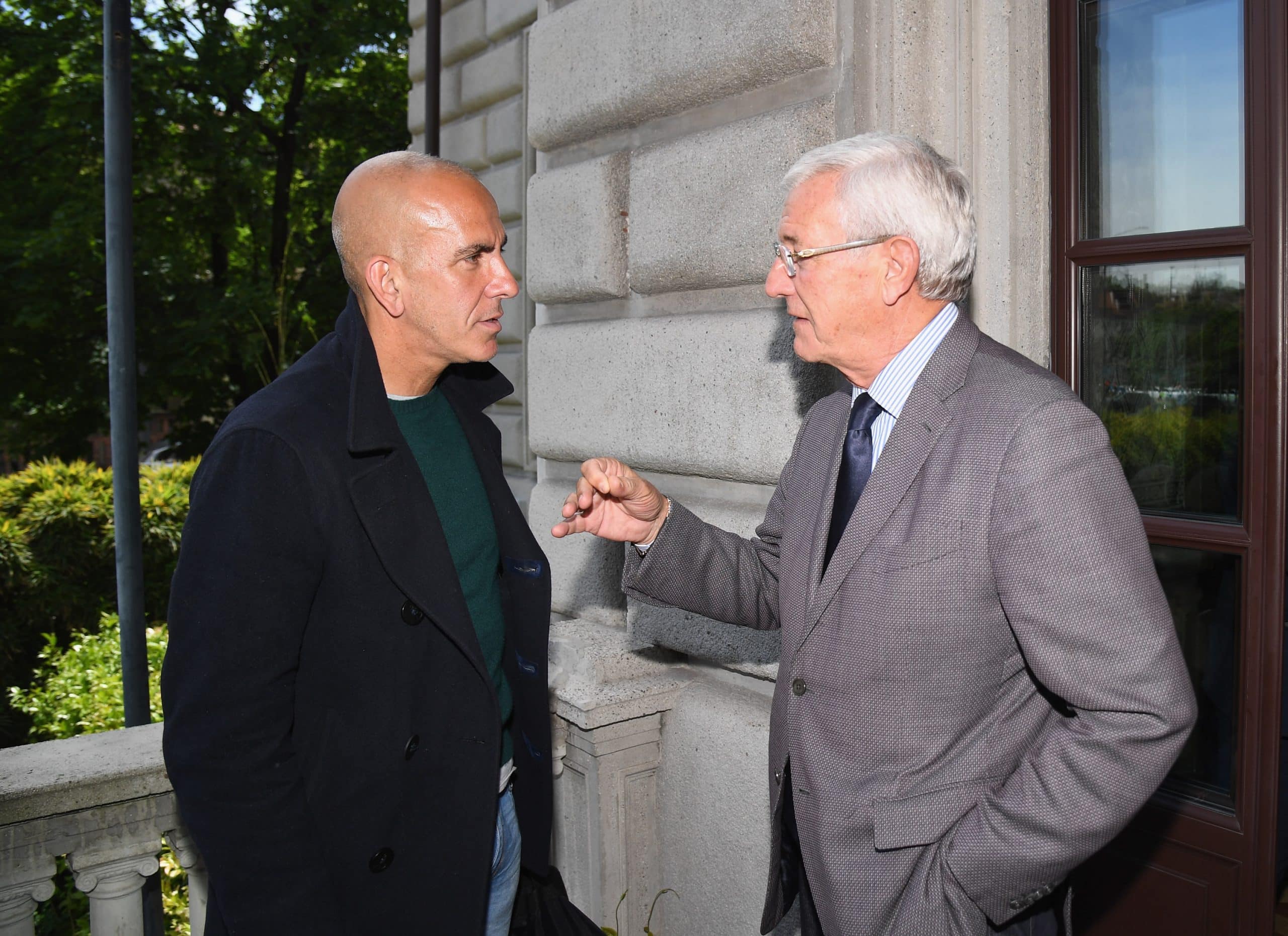 Paolo Di Canio e Marcello Lippi