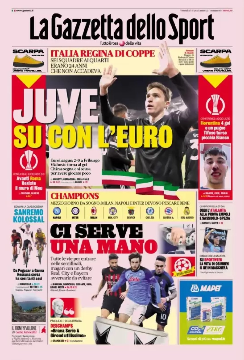 gazzetta 17 marzo