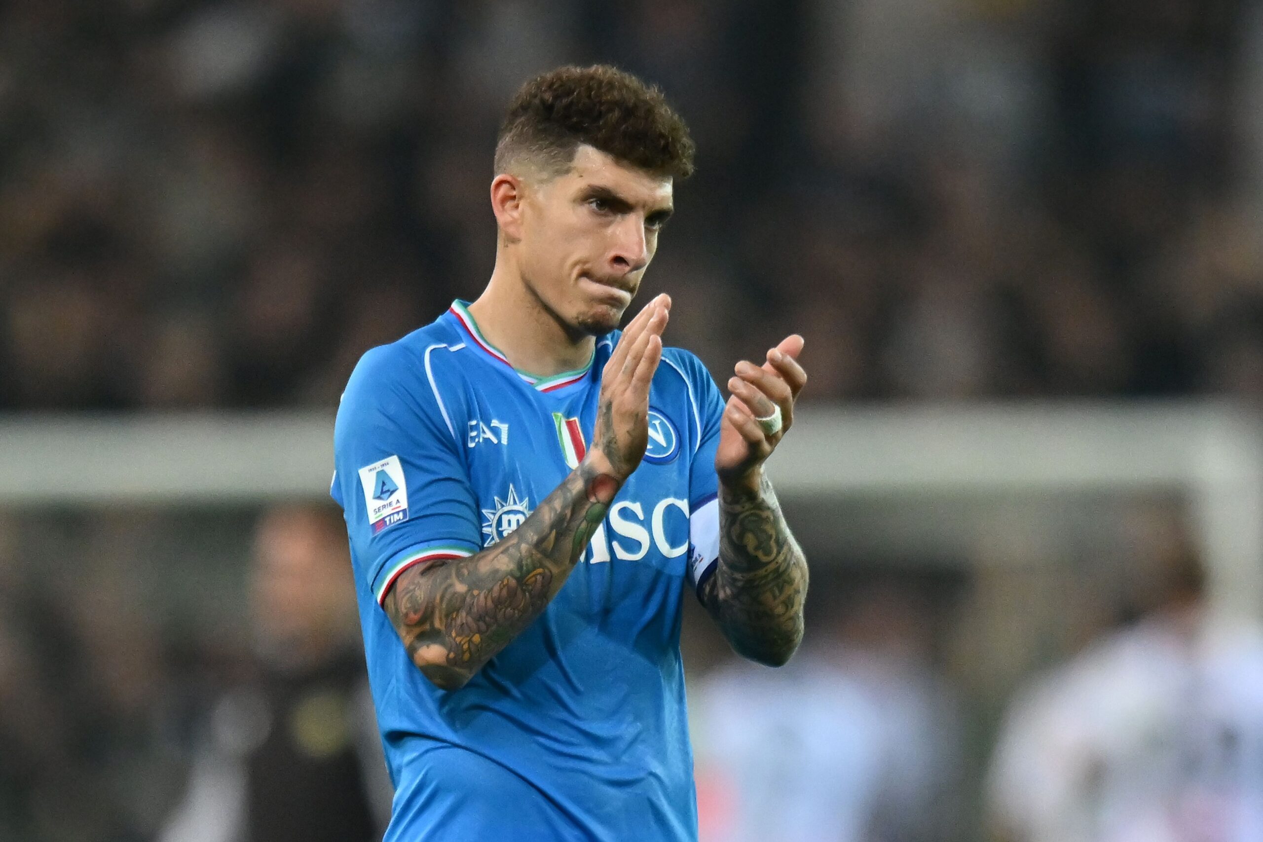 Giovanni Di Lorenzo con la maglia del Napoli