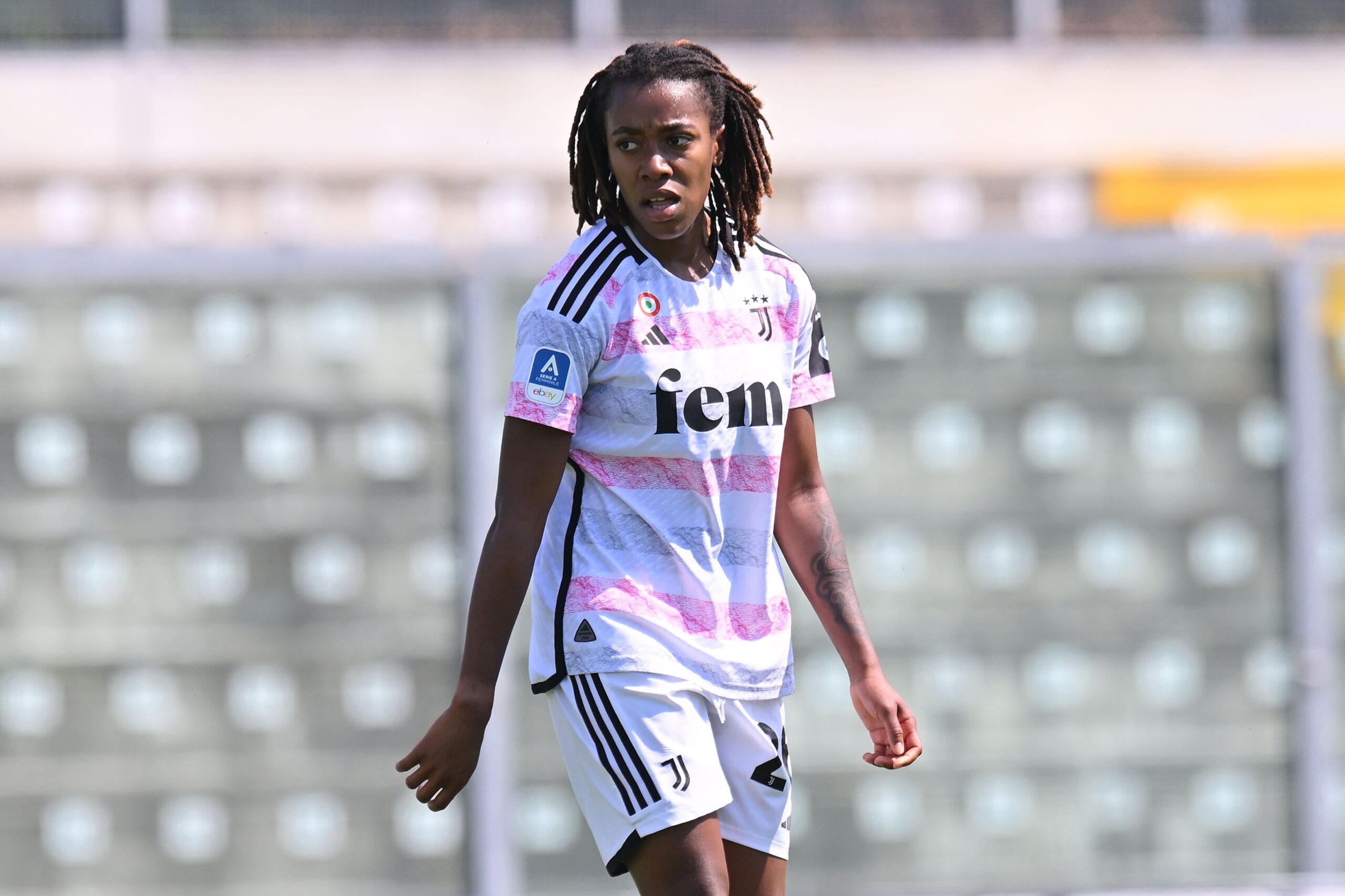 La calciatrice della Juve Women Joe Echegini