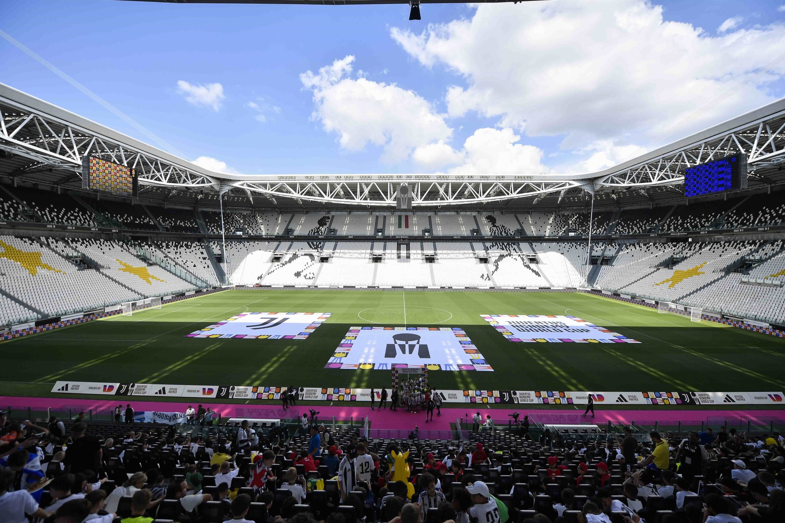 La visuale dell'interno dello Juventus Stadium