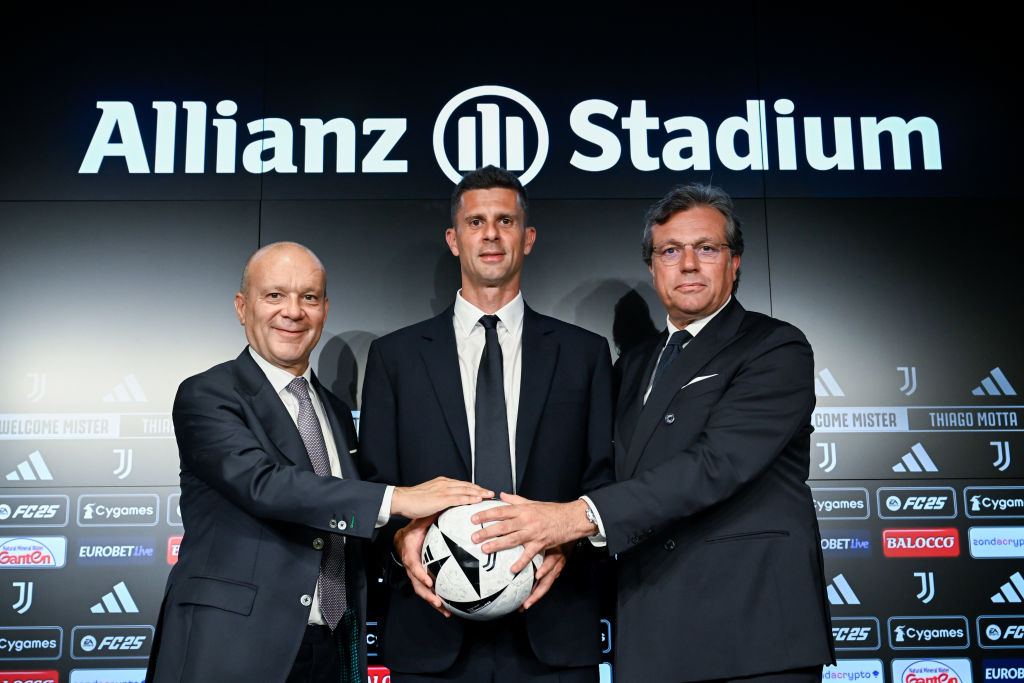 Maurizio Scanavino, Thiago Motta, Cristiano Giuntoli